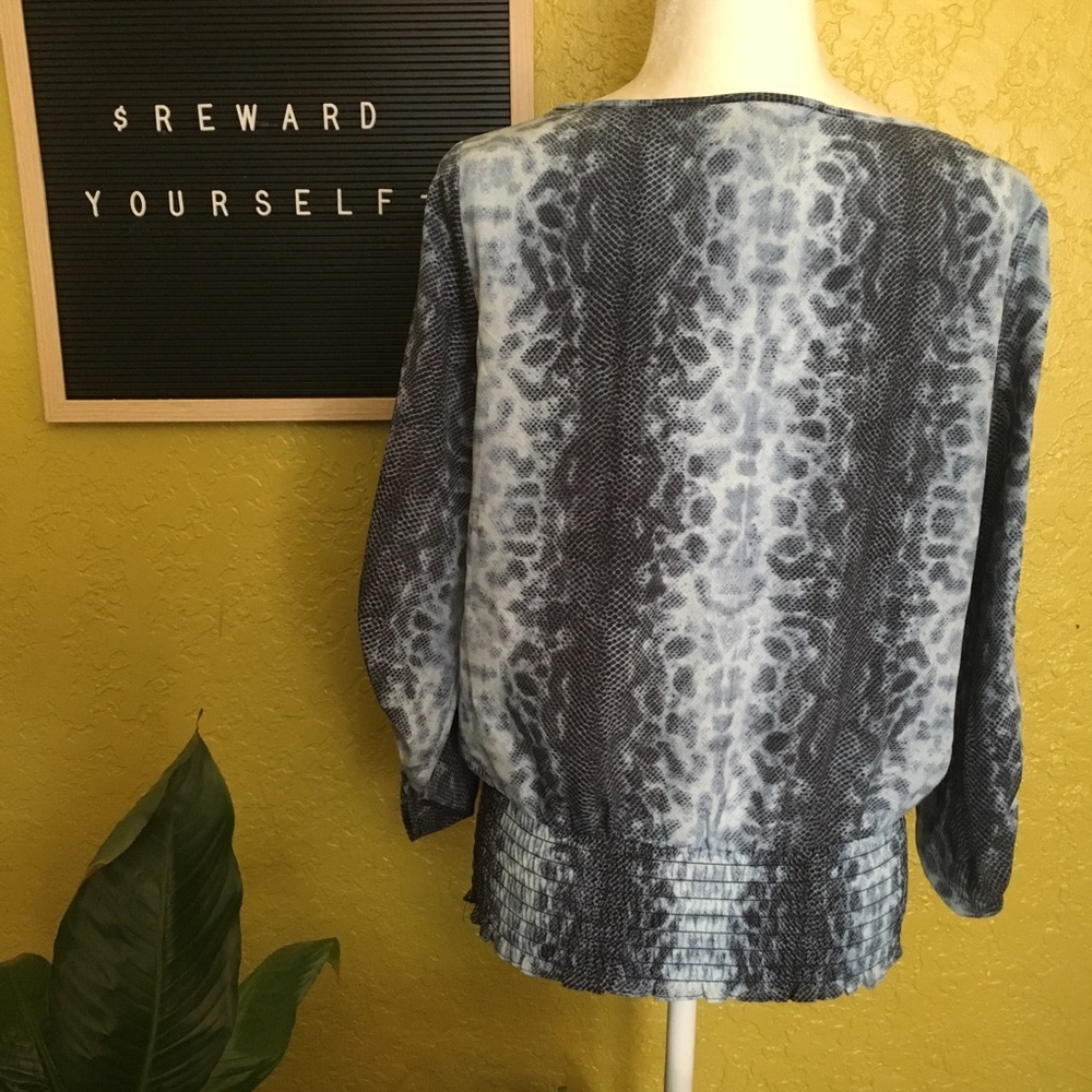 Michael Kors Python Print Blouse - image 3